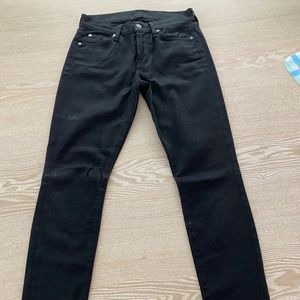 7 for All Mankind Black Gwenevere Jeans